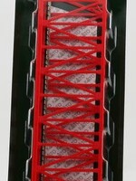 KATO KATO Kastenbrücke rot mit Gleis 1-gl., 248 mm (7077200)