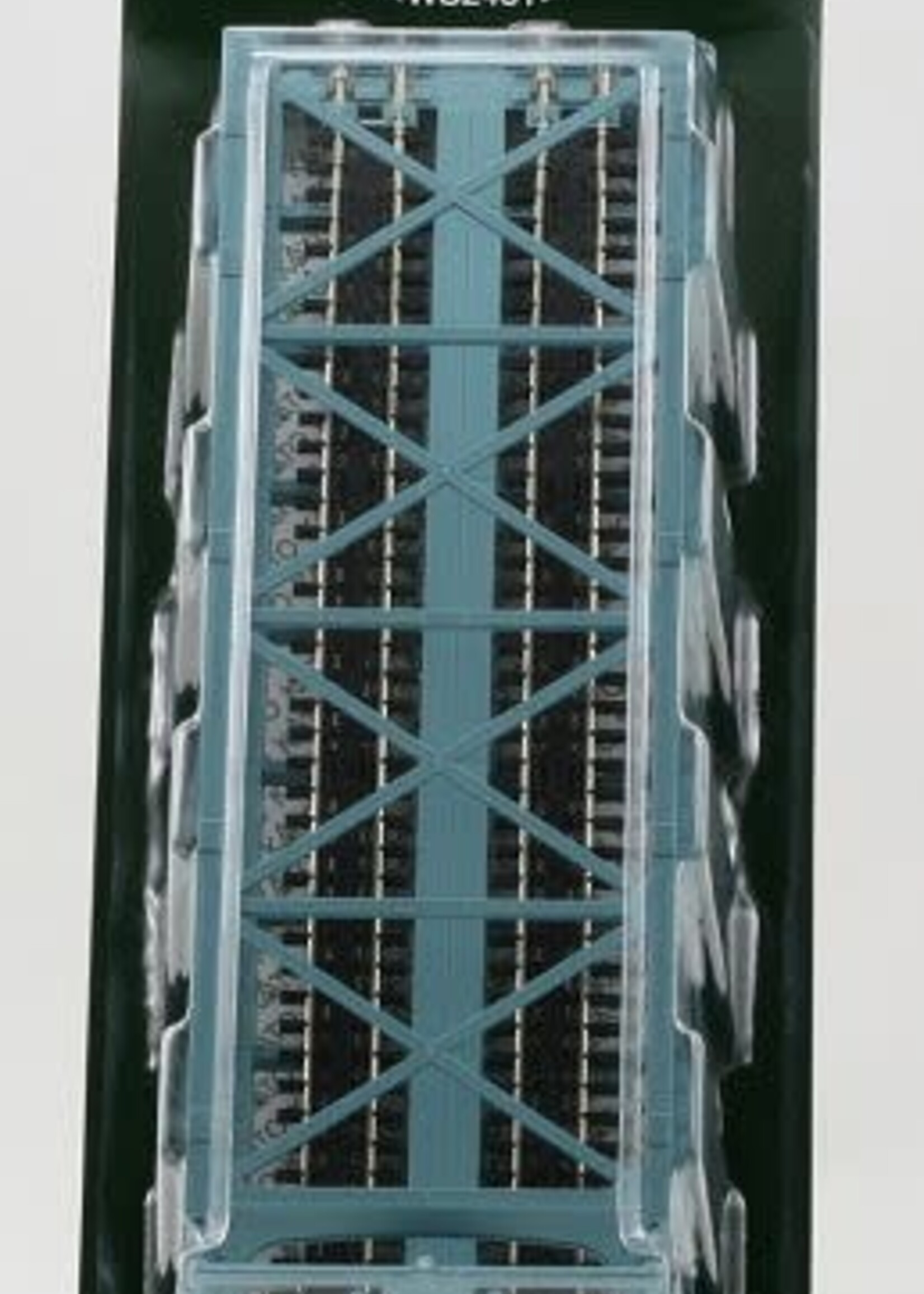 KATO KATO Kastenbrücke  2-gleisig hellblau 248mm (7077210)