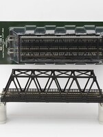 KATO KATO Kastenbrücke schwarz 2-gleisig mit Gleis, 248 mm (7077212)