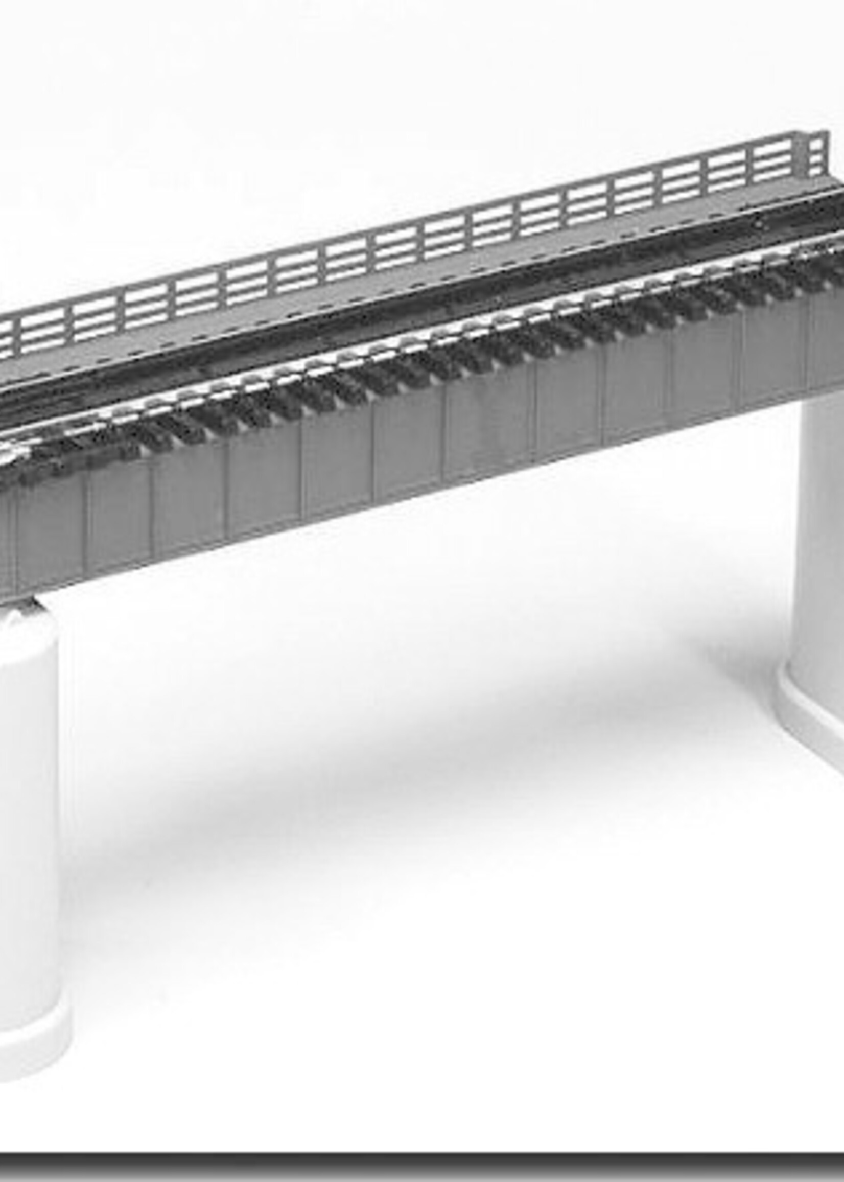 KATO KATO UNITRACK Blech verkleidete Trägerbrücke grau 124 mm (7077216)