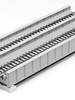 KATO KATO BlechtrÃ¤gerbrÃ¼cken zweigleisig grau, 186 mm (7077219)
