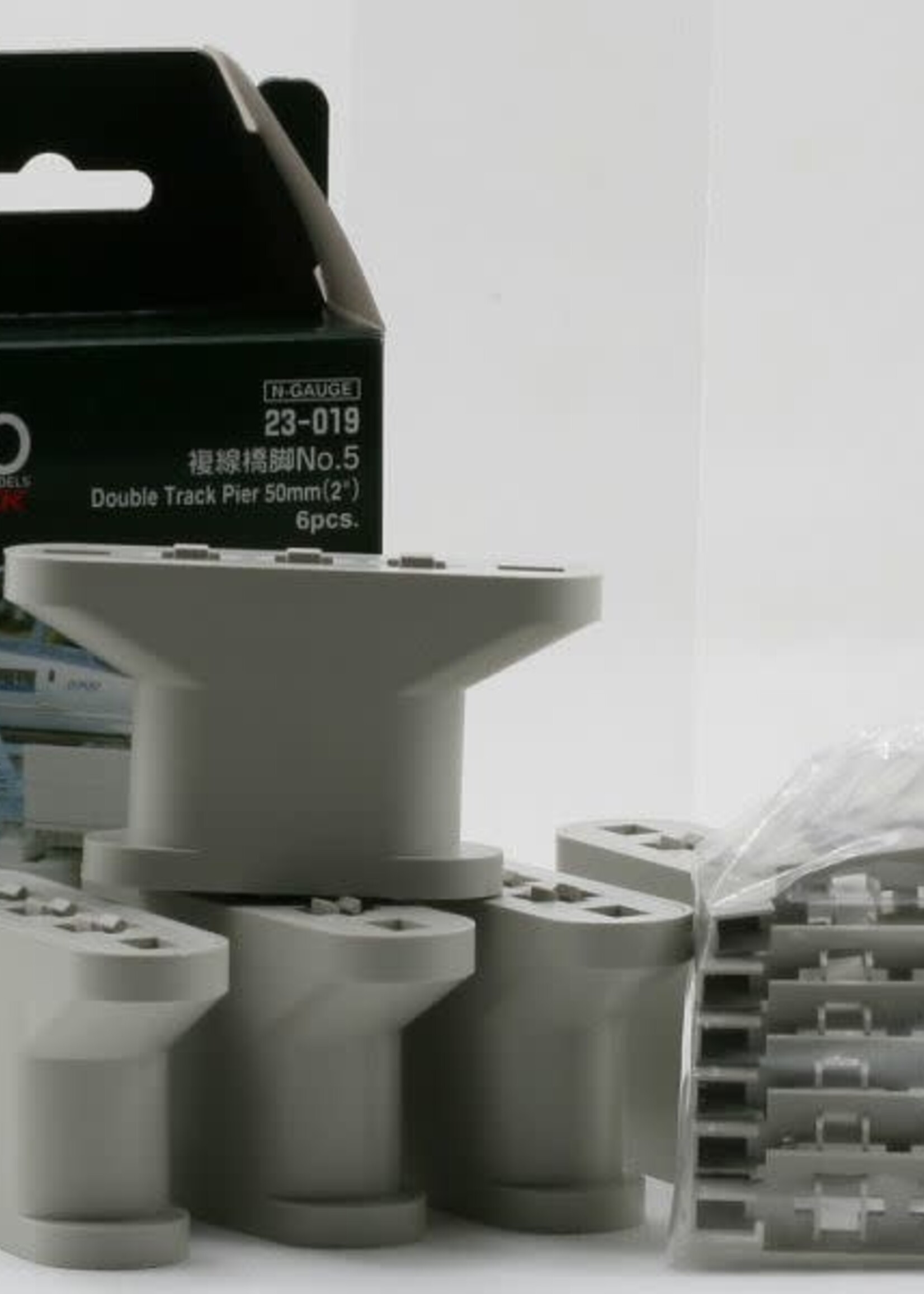 KATO KATO Brückenpfeiler für 2-gleisige Brücken und Viadukt-Neubaustrecken 6 Stk. (7077306)