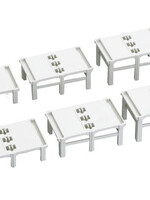 KATO KATO Pfeiler-Set auf- und absteigend 10tlg  für 2-gleisige Gleise (7077308)