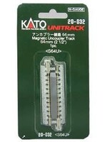 KATO KATO UNITRACK Entkupplungsgleis gerade 64mm nur f. magn.Kuppl. MicroTrains (7078006)