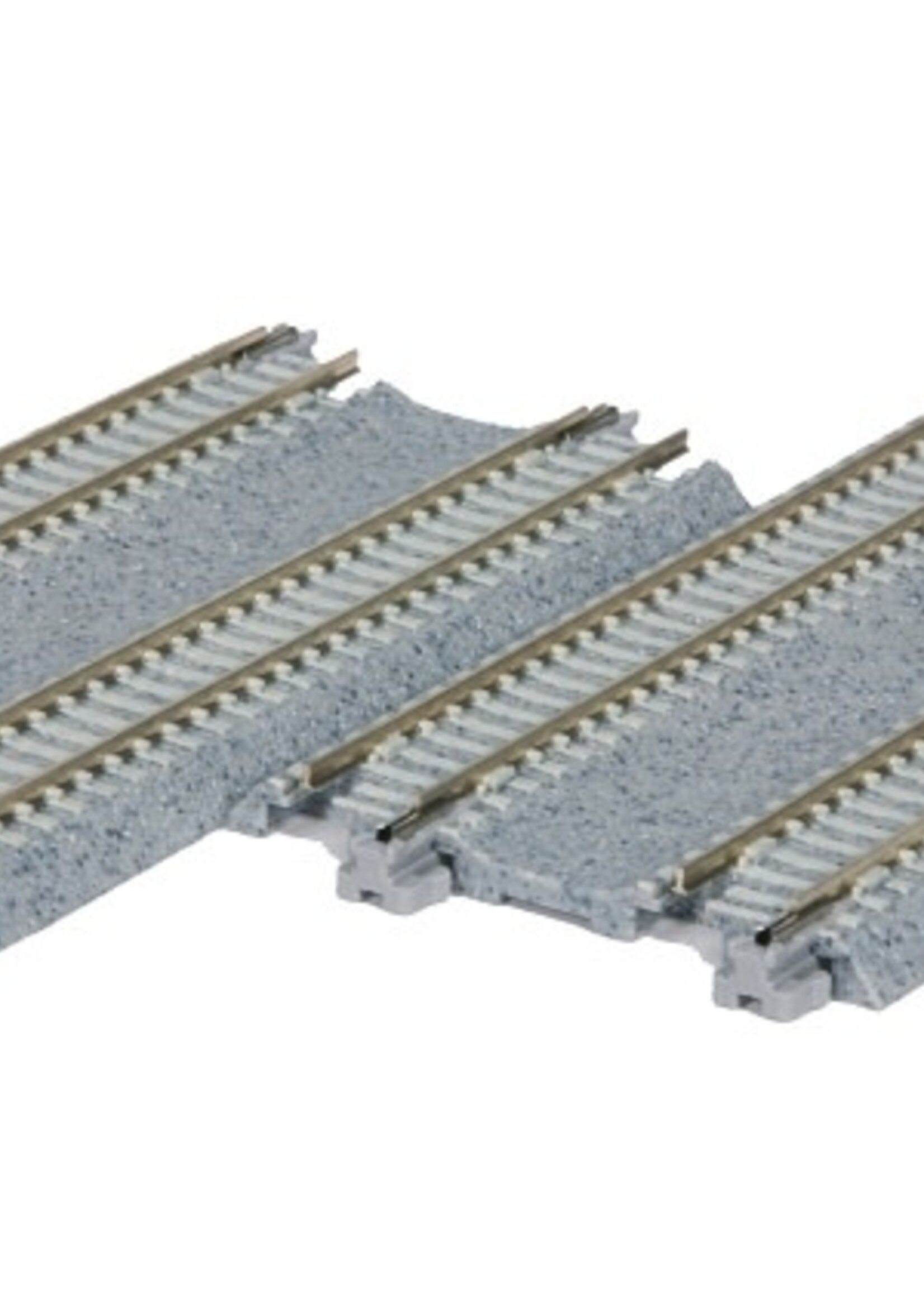 KATO KATO UNITRACK Doppelgleis Beton gerade 124mm 2 Stück im Blister (7078021)