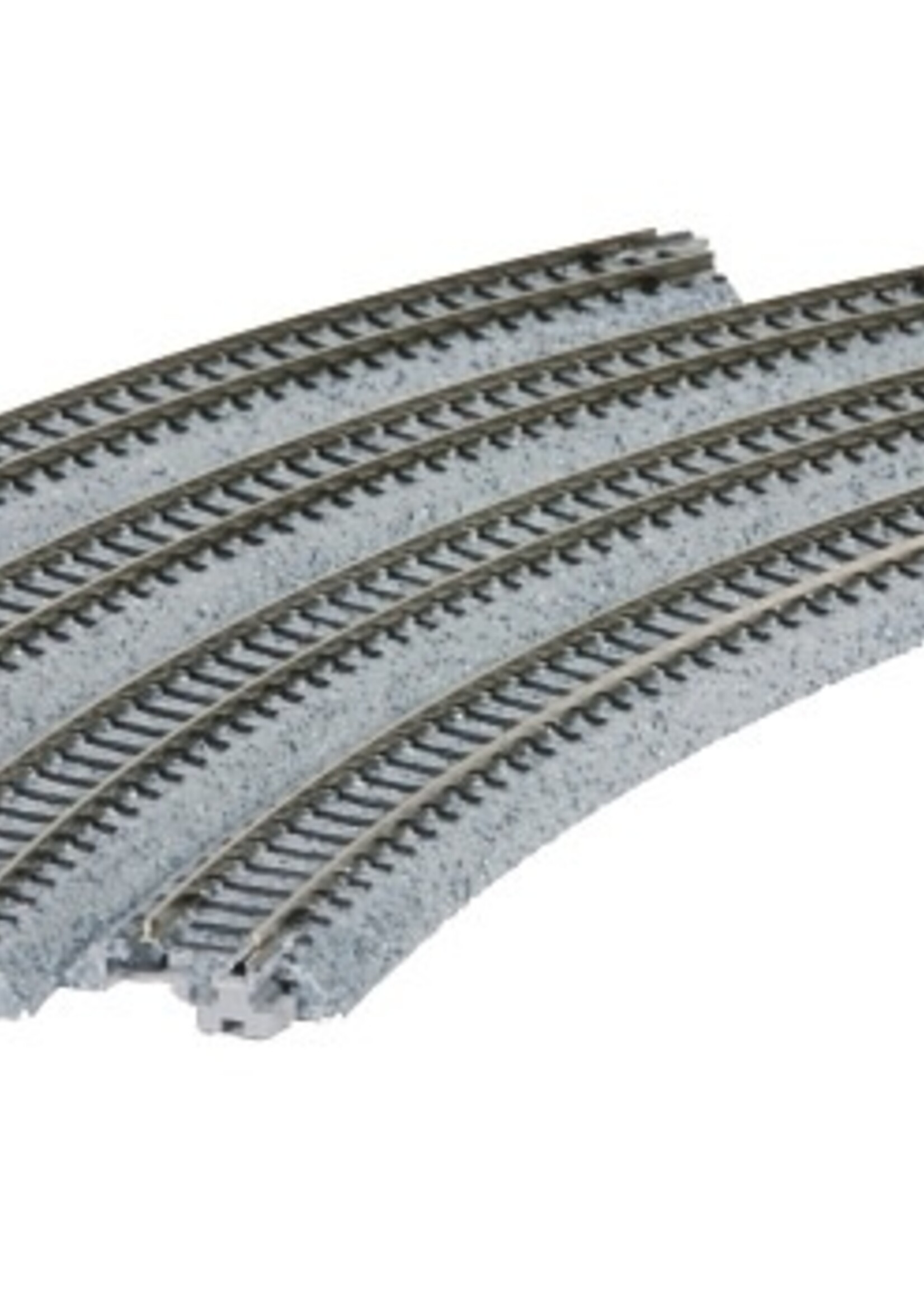 KATO KATO Gleis gebogen R 315-45° 4 Stück im Blister (7078103)