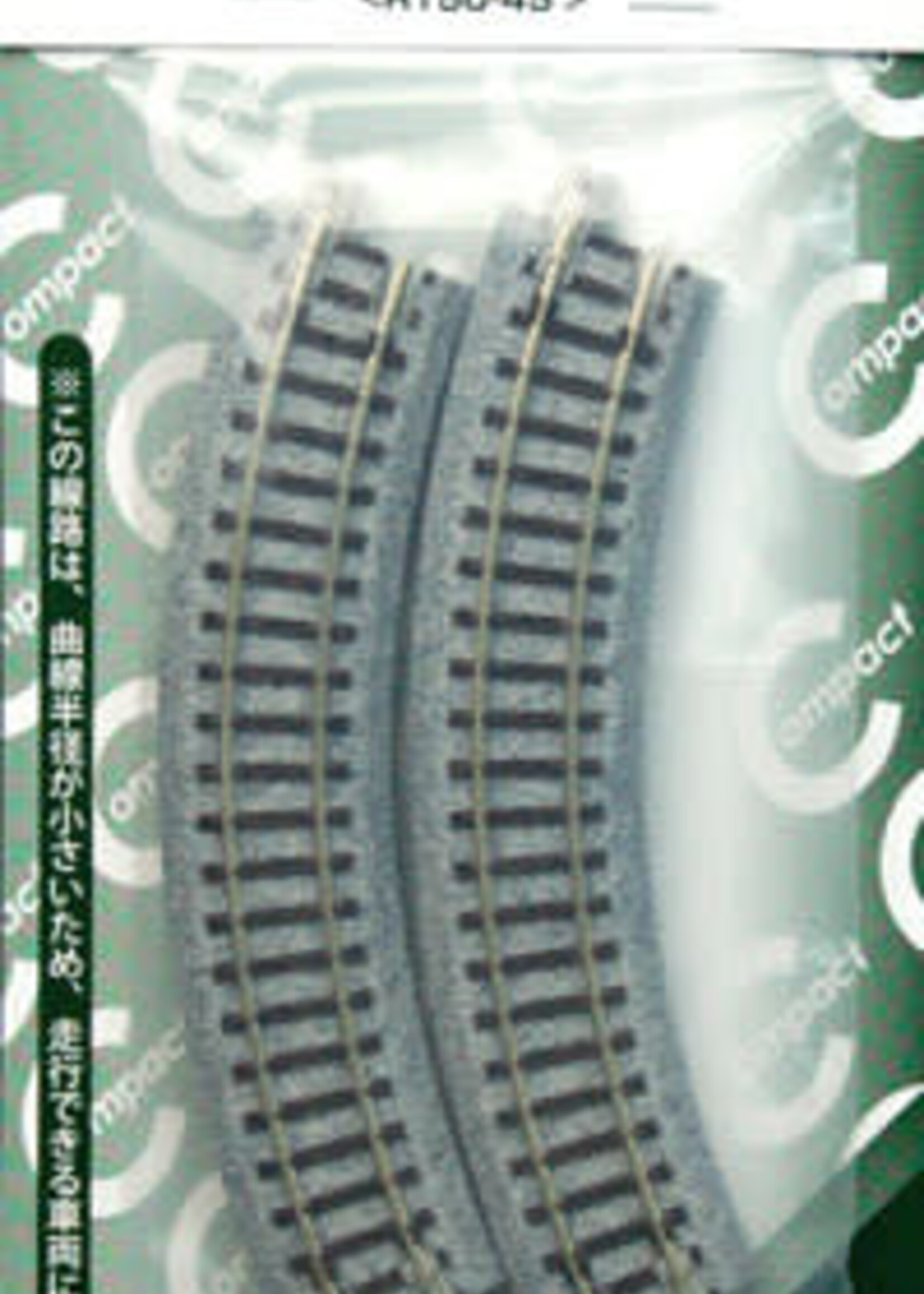 KATO KATO Gleis gebogen R 150-45° 4 Stück im Blister (7078119)