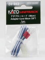 KATO KATO Adapterkabel blau-weiß f.Über- gang v. Trafo auf Kato System (7078501)