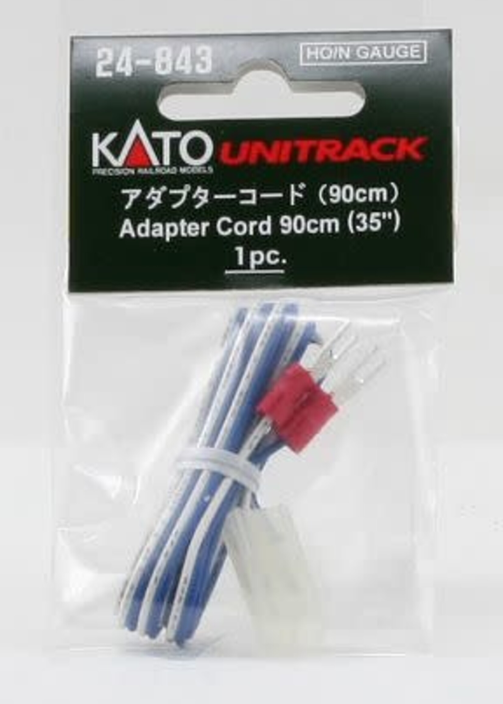 KATO KATO Adapterkabel blau-weiß f.Über- gang v. Trafo auf Kato System (7078501)