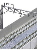 KATO KATO Oberleitungsmasten 2-gl. XL f. überhöhte 2gl Gleis 10 St. (7078524)