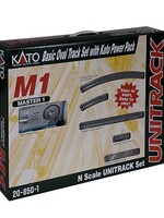 KATO KATO UNITRACK Master-Set M1, Einfaches Gleisoval mit KATO UNITRACK PowerPack (7078620)