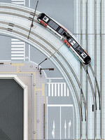 KATO KATO Straßenbahngleis gebogen R180mm-45° links für UNITRAM (7078675)