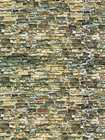 VOLLMER VOLLMER 47362 N Dachplatte Schablonenschiefer aus Kunststoff,14,9 x 10,9 cm