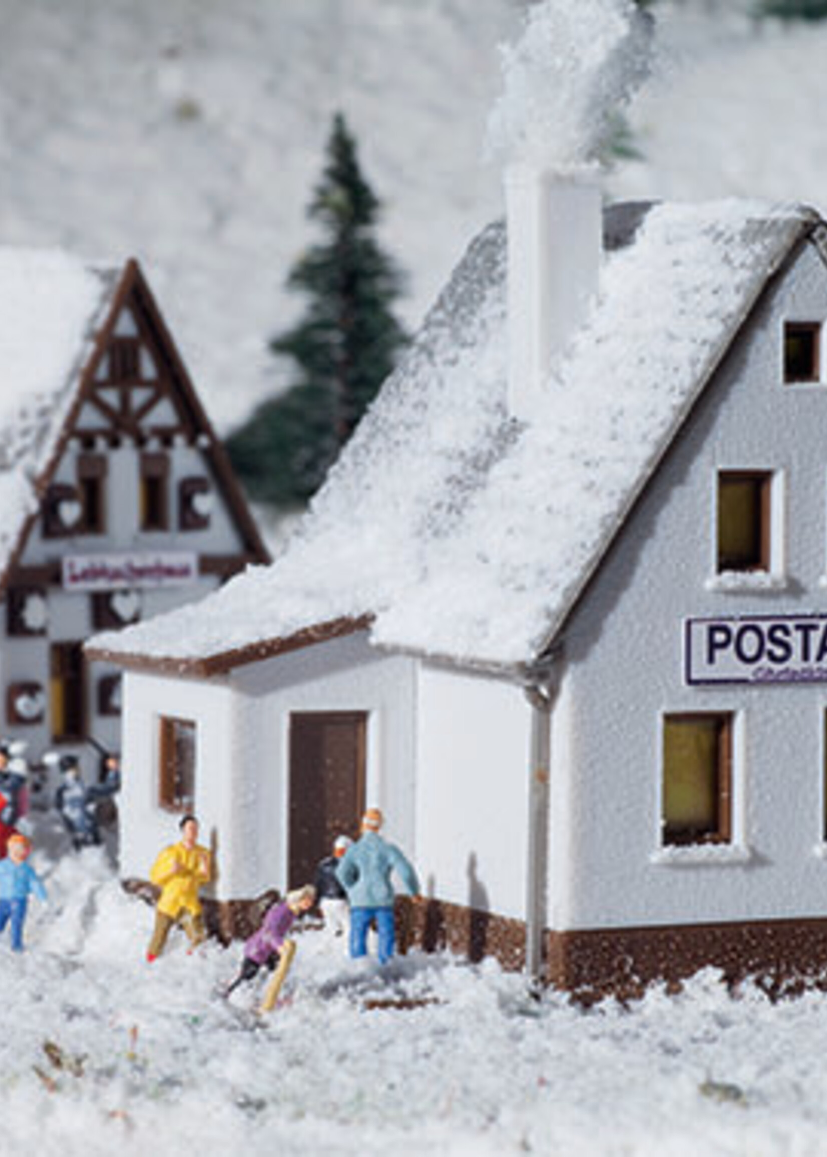 VOLLMER VOLLMER 47615 N Stille-Nacht-Gedächtniskapelle mitLED-Beleuchtung und Kunstschnee, Funktionsbausatz