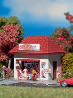 VOLLMER VOLLMER 47662 N Supermarkt mit Inneneinrichtung undLED-Beleuchtung, Funktionsbausatz