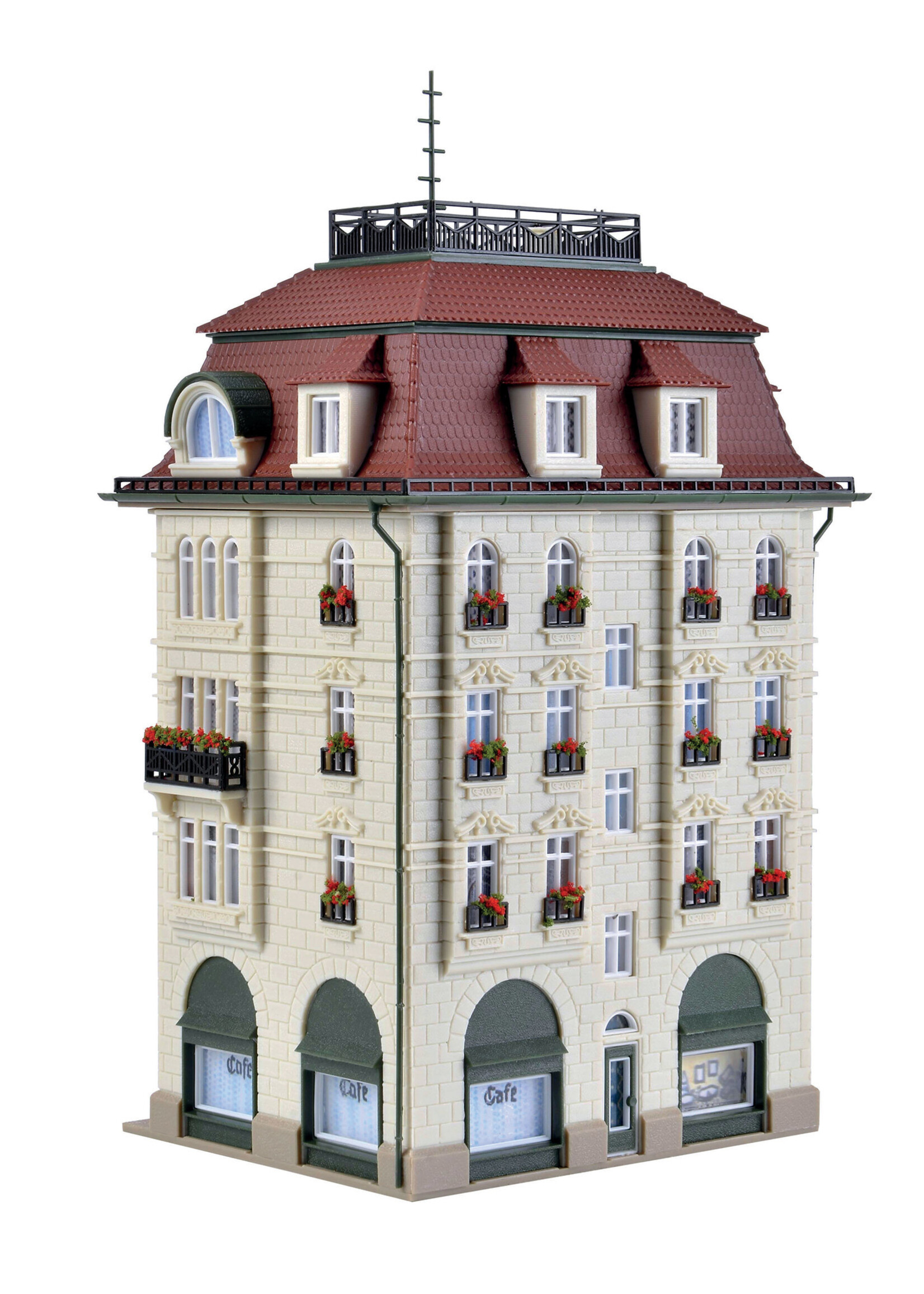 VOLLMER VOLLMER 47663 N Boutique Babyland mit Inneneinrichtung undLED-Beleuchtung, Funktionsbausatz