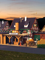 VOLLMER VOLLMER 47696 N Boutique mit Inneneinrichtung undLED-Beleuchtung, Funktionsbausatz