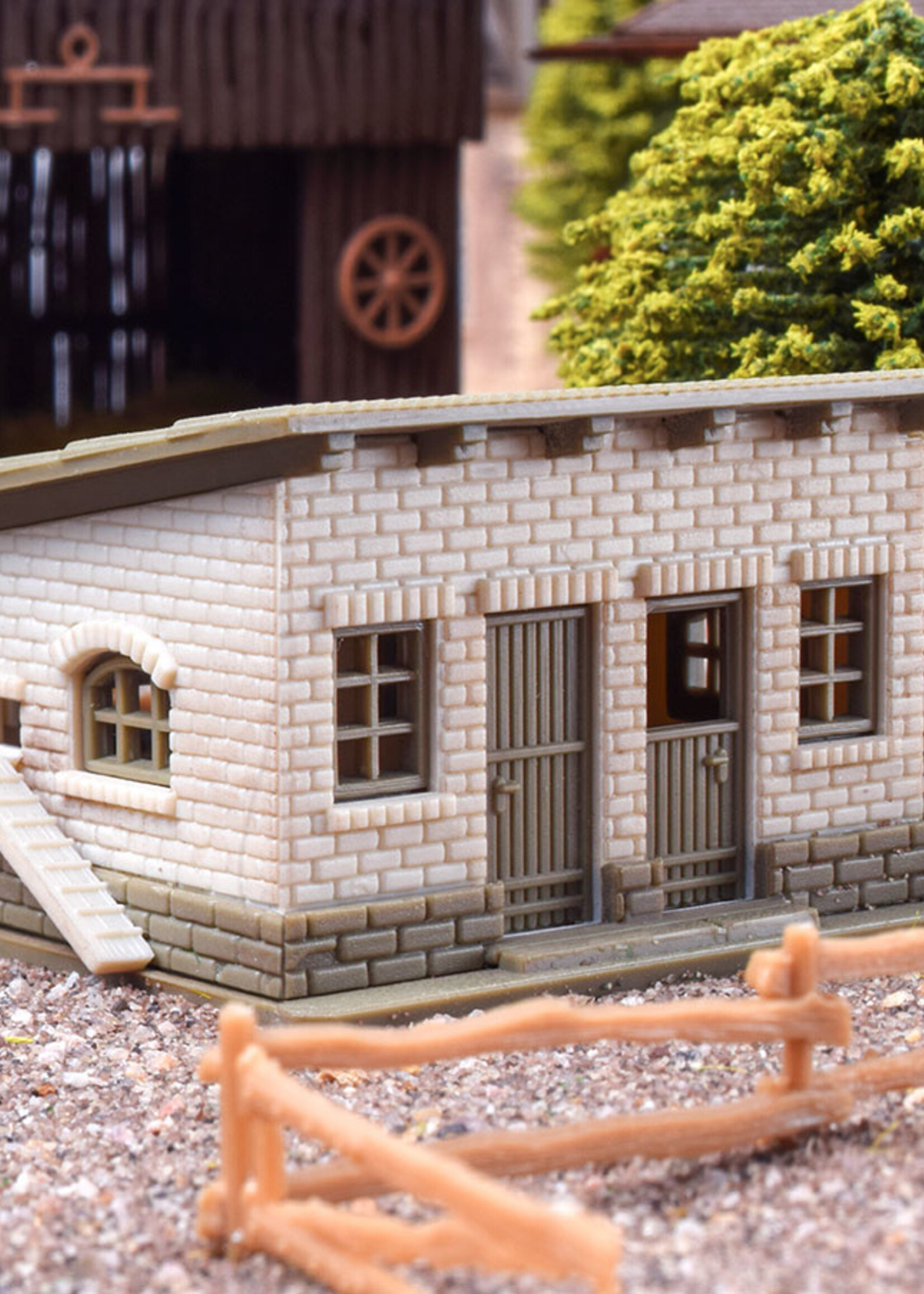 VOLLMER 47709 N Stall mit Zaun