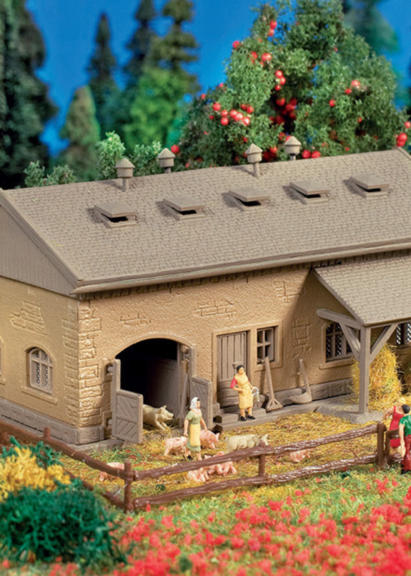 VOLLMER 47723 N SCHWEINESTALL+SCHWEINEN