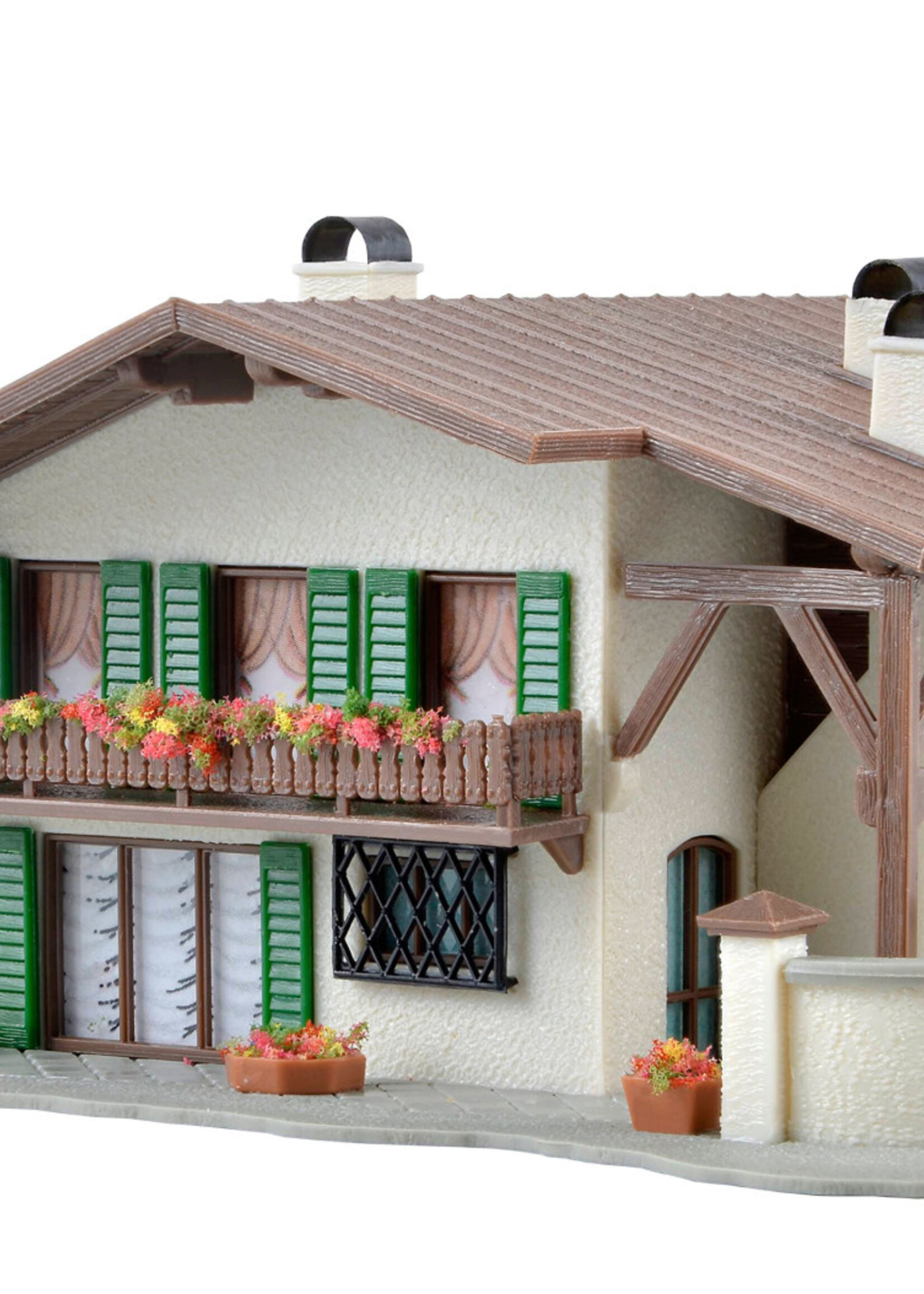 VOLLMER VOLLMER 47747 N Jagdhütte mit Brunnen und Häuschen mit Herz