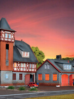 VOLLMER VOLLMER 47780 N Polizeiwache mit Garage, dreiständig