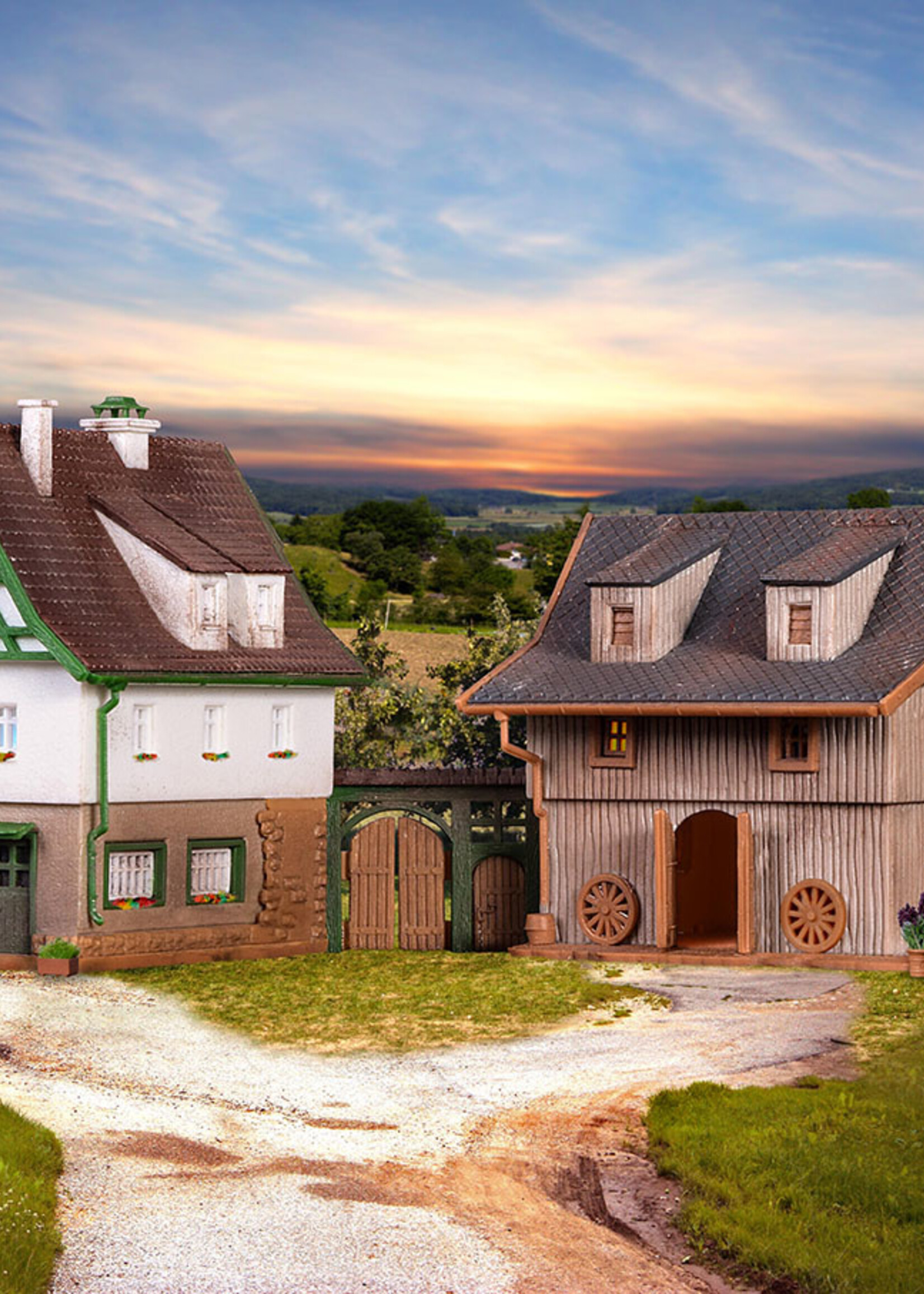 VOLLMER 49540 Z BAUERNHAUS + SCHEUNE