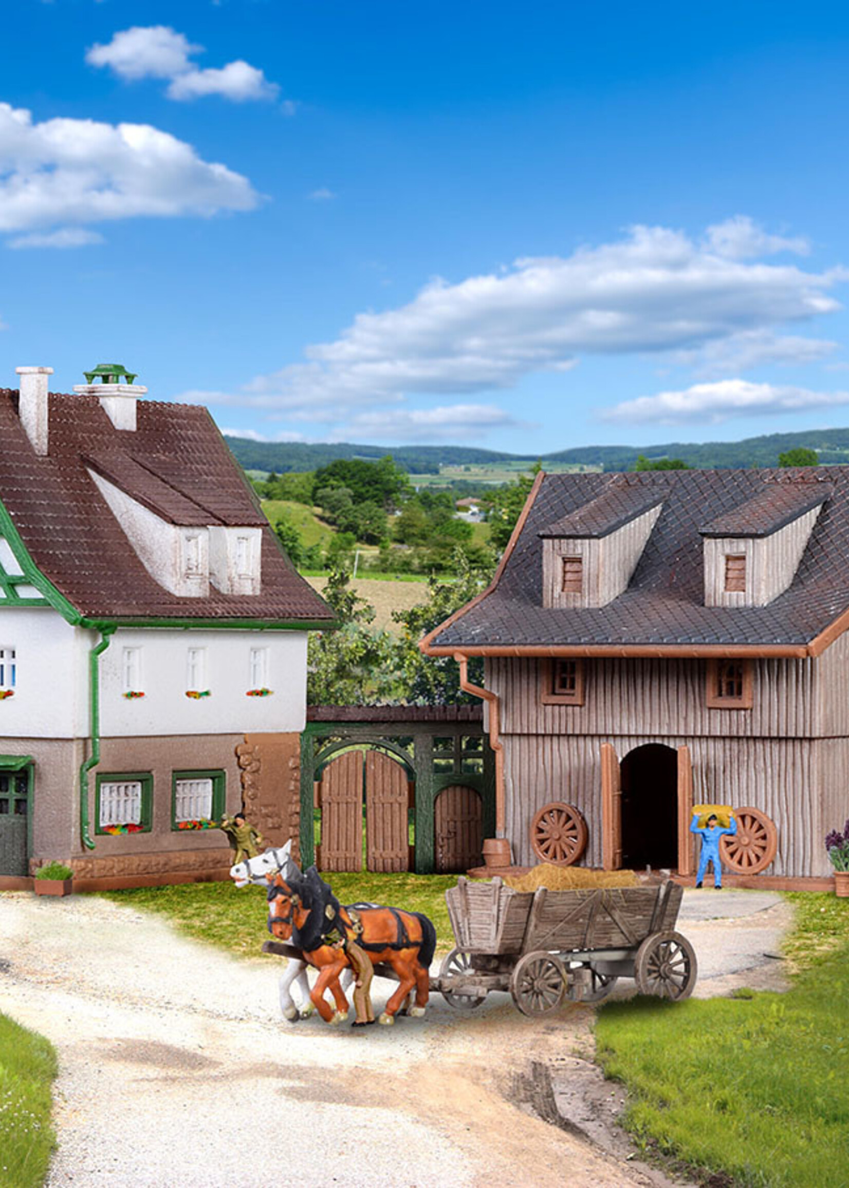 VOLLMER 49540 Z BAUERNHAUS + SCHEUNE