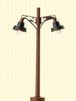 BRAWA BRAWA 4611 N Holzmastleuchte. 2-armig
