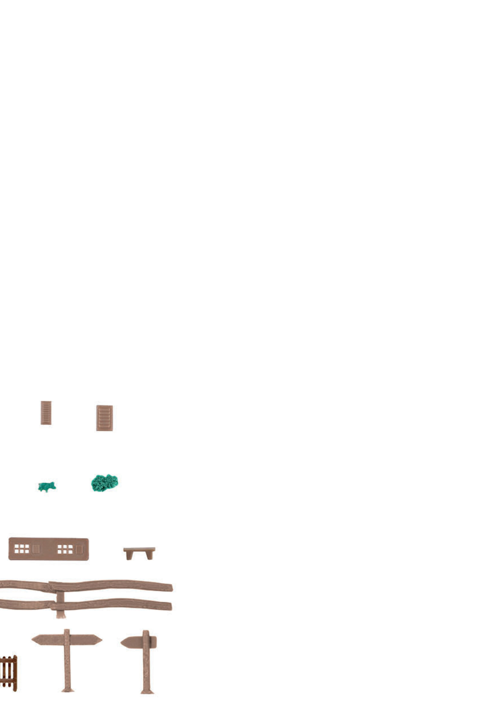 KIBRI 36692 Z DEKO-SET RUND UMS HAUS