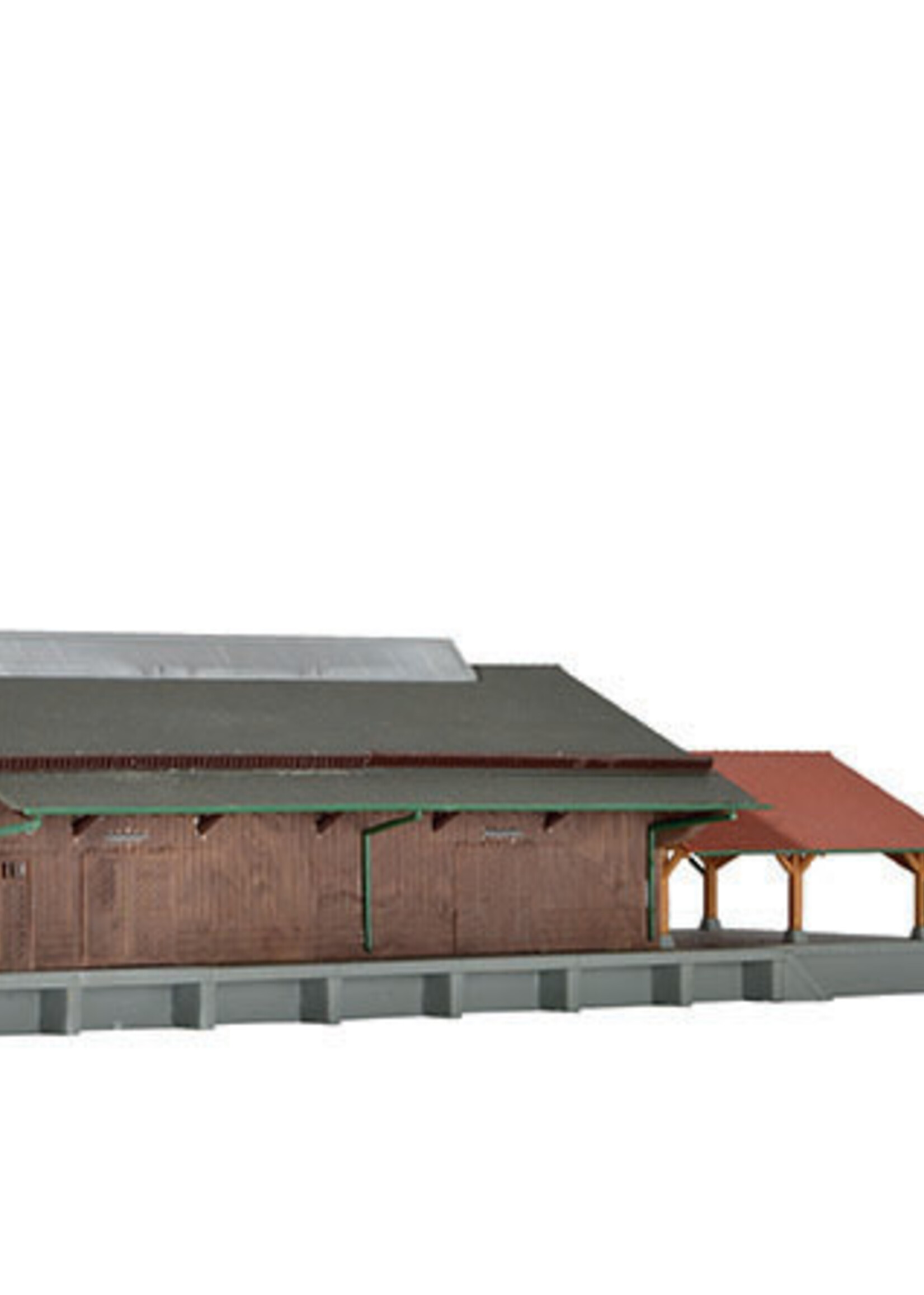 KIBRI 36606 Z GUTERHALLE+UBERLADEKRAN