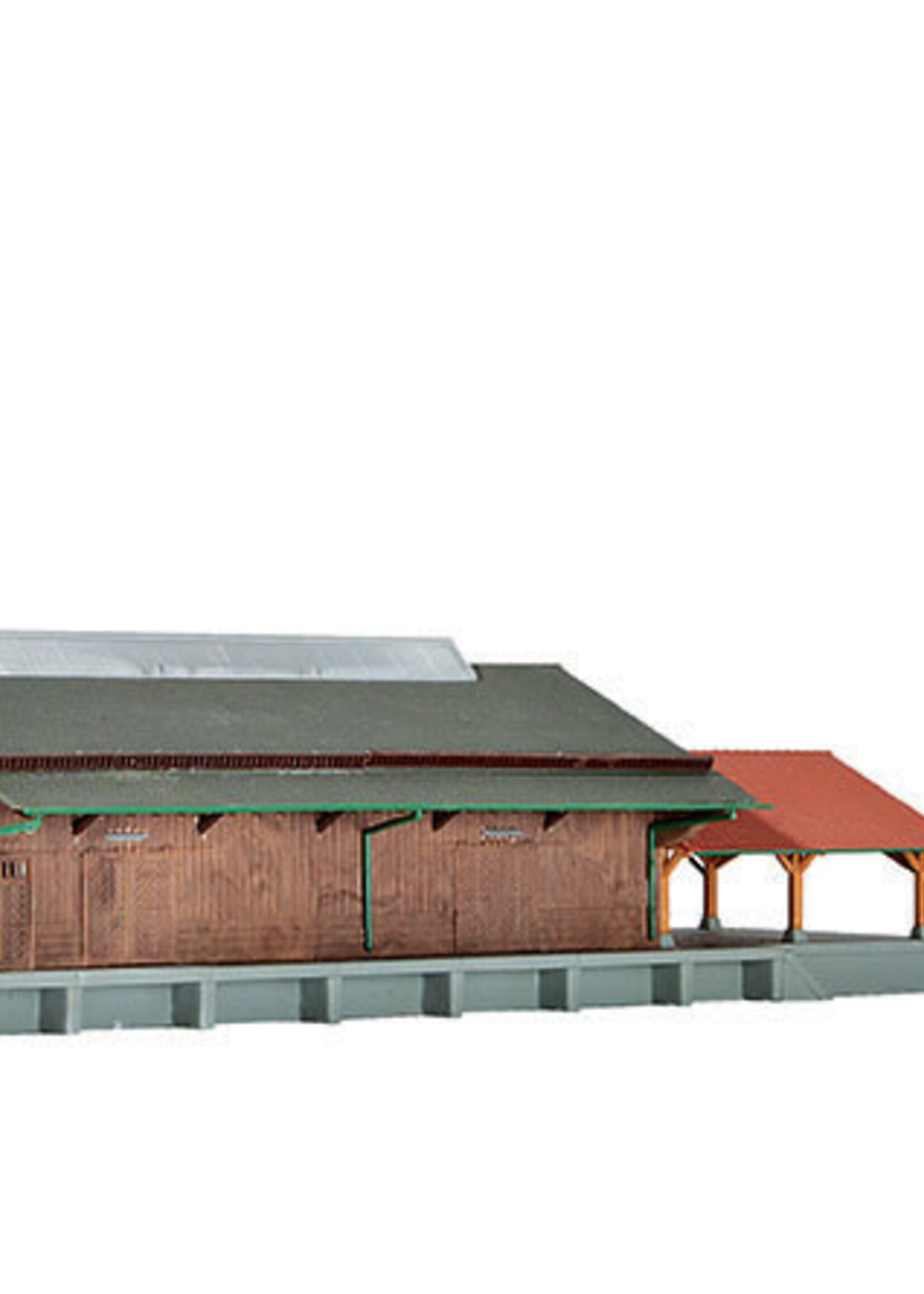 KIBRI 36606 Z GUTERHALLE+UBERLADEKRAN