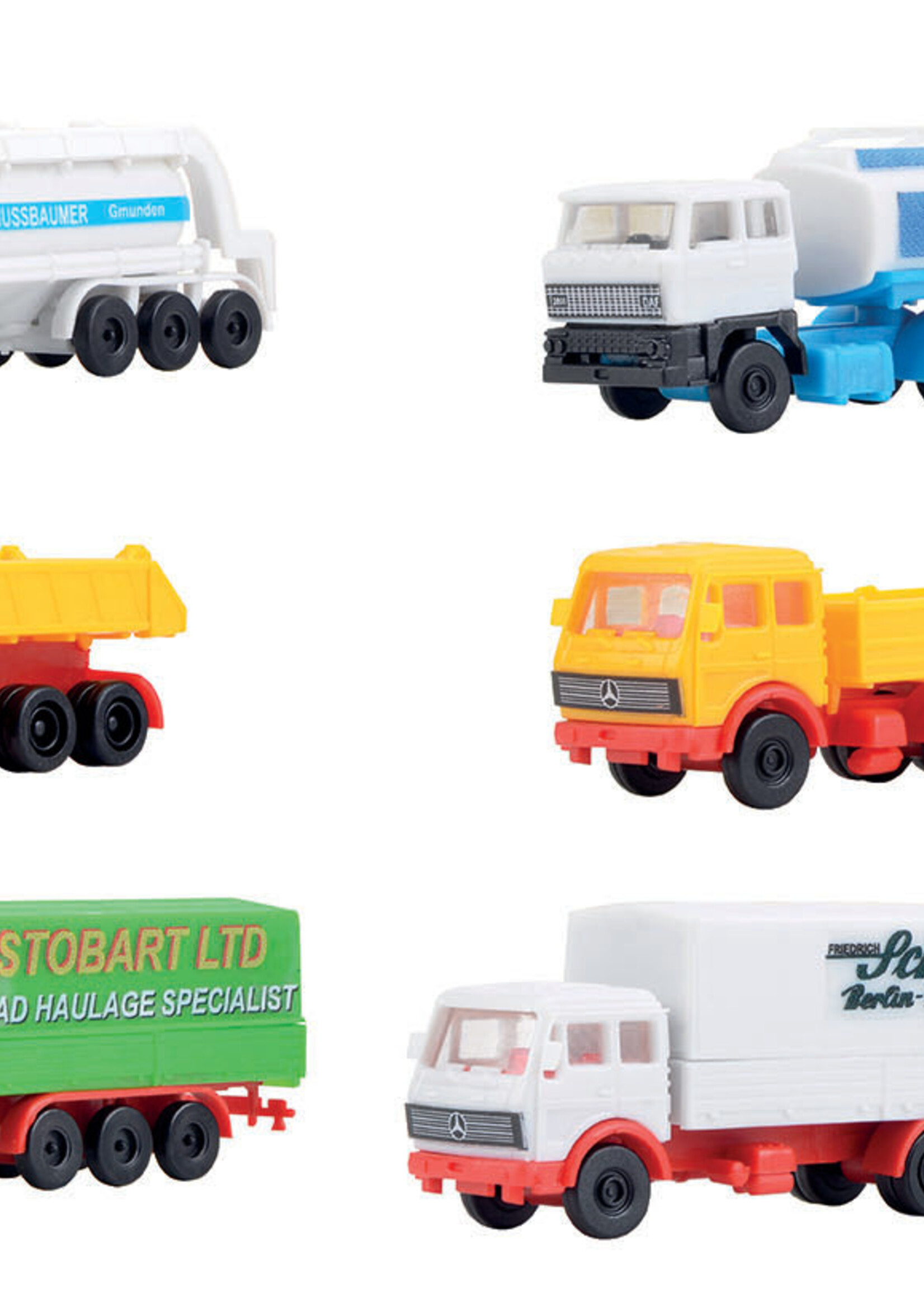 KIBRI KIBRI 36980 Z Set LKW-Sattelzuege, 6 Stk.