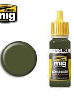 AMMO MIG AMMO MIG 0002 RAL 6003 OLIVE GREEN OPT. 2 JAR 17ML