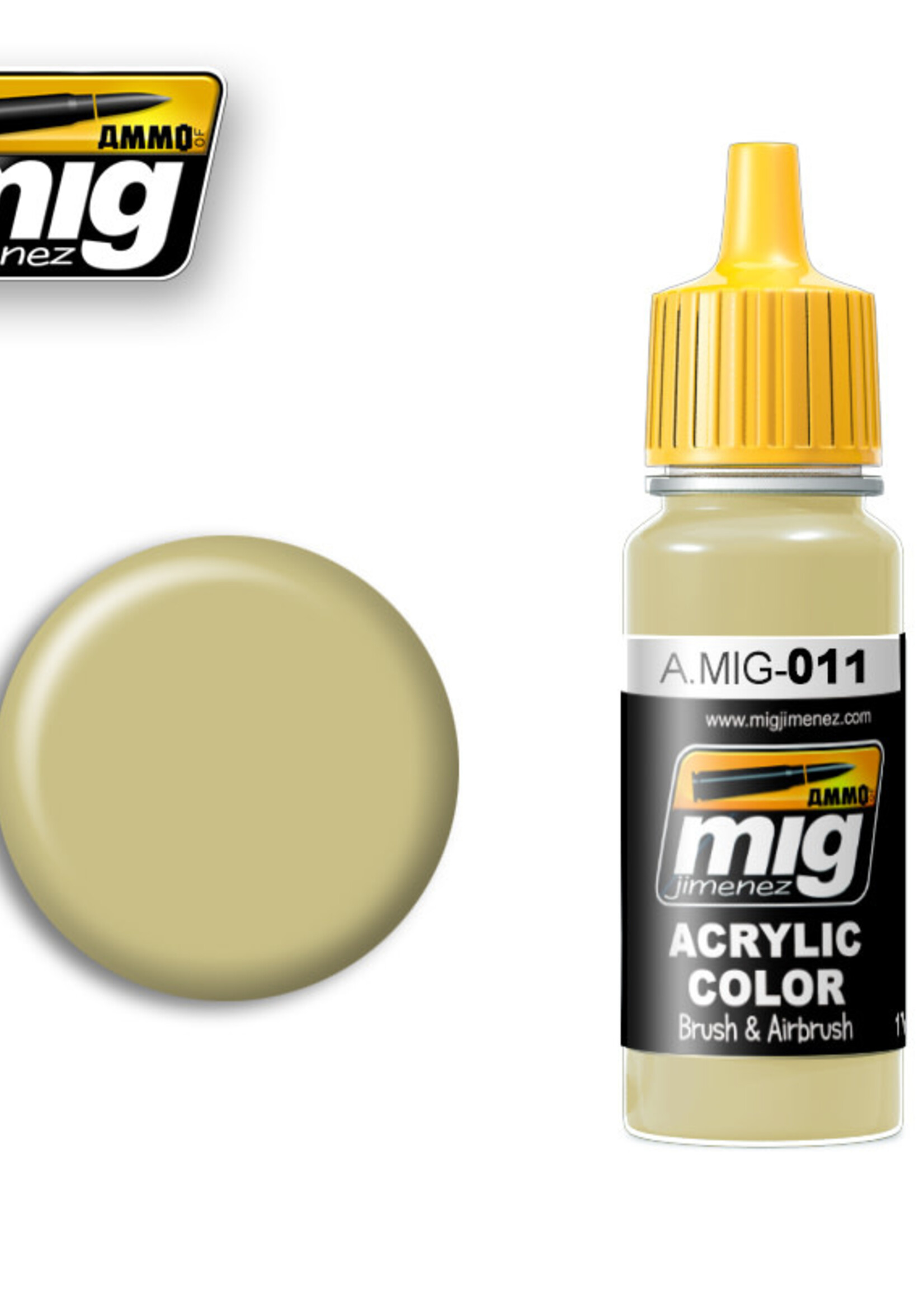 AMMO MIG AMMO MIG 0011 DARK YELLOW DG I RAL 7028 (17 ML)