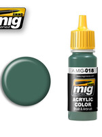 AMMO MIG AMMO MIG 0018 WEAPONS SS - POLICE GREEN JAR 17ML