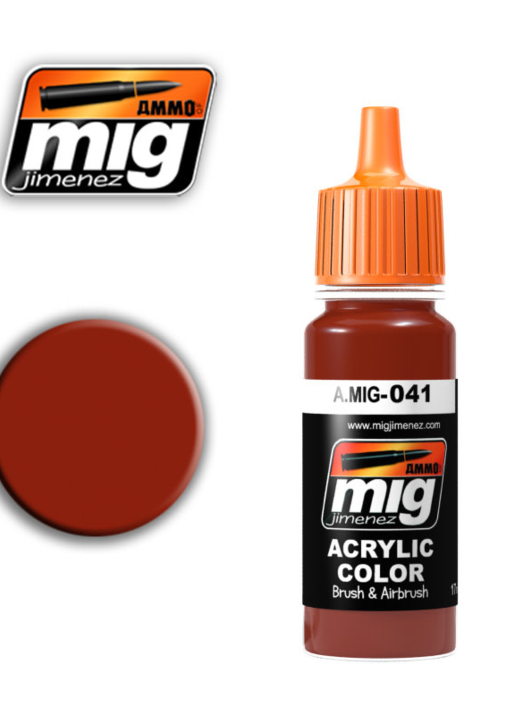 AMMO MIG AMMO MIG 0041 DARK RUST JAR 17ML