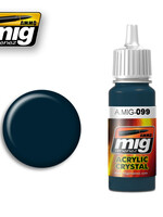 AMMO MIG AMMO MIG 0099 CRYSTAL BLACK BLUE AND TAIL LIGHT OFF JAR 17ML
