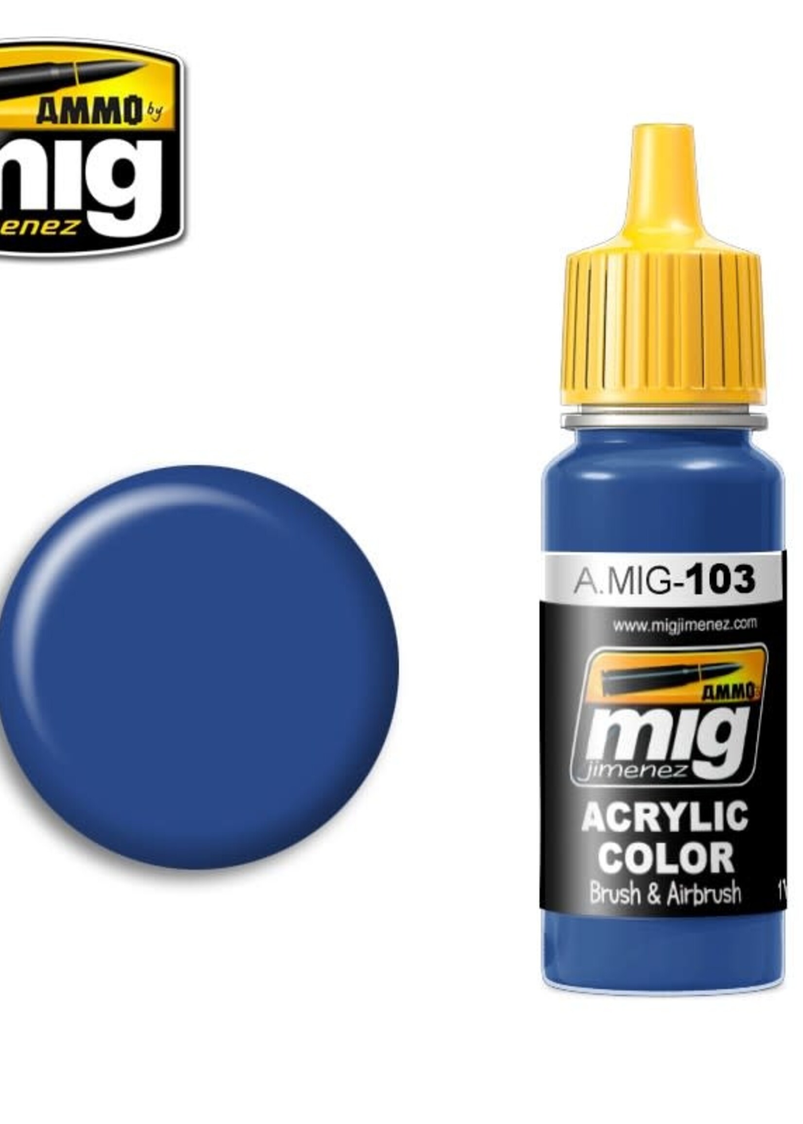 AMMO MIG AMMO MIG 0103 MEDIUM BLUE JAR 17ML