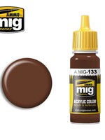 AMMO MIG AMMO MIG 0133 RED LEATHER JAR 17ML *uitloop*