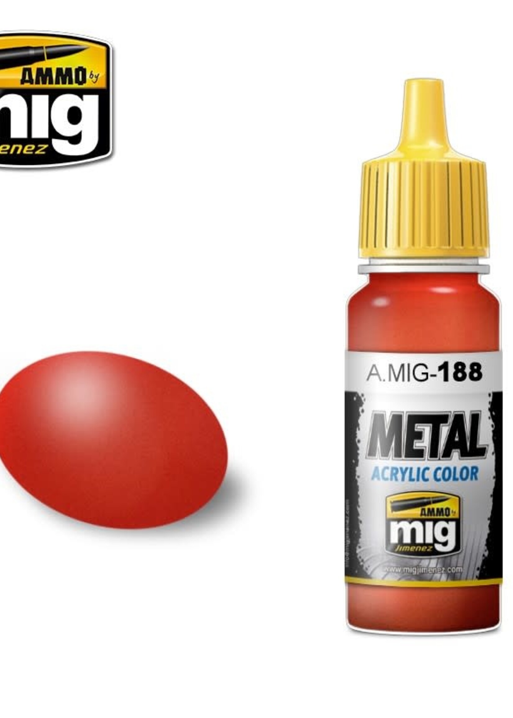 AMMO MIG AMMO MIG 0188 METALLIC RED JAR 17ML