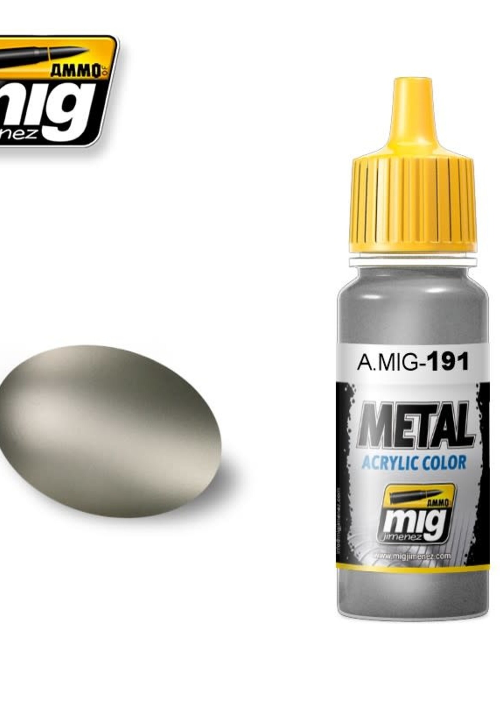 AMMO MIG AMMO MIG 0191 STEEL JAR 17ML