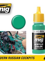 AMMO MIG AMMO MIG 0223 INTERIOR TURQUOISE GREEN JAR 17ML
