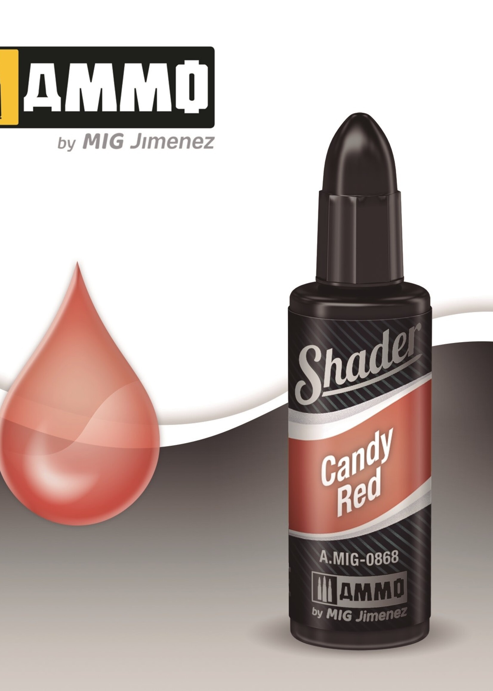 AMMO MIG AMMO MIG 0868 SHADERS CANDY RED JAR 10ML