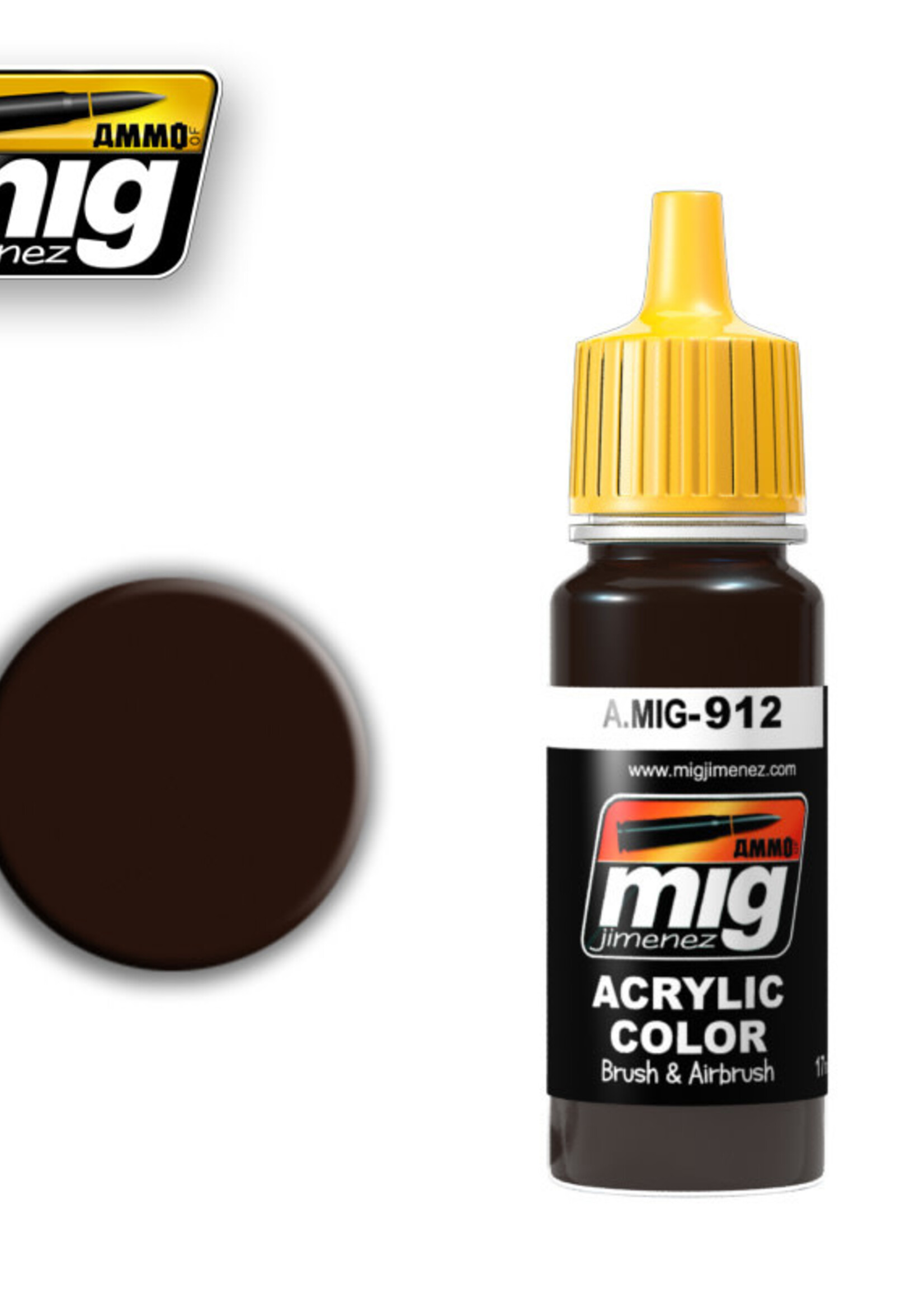 AMMO MIG AMMO MIG 0912 RED BROWN SHADOW JAR 17ML