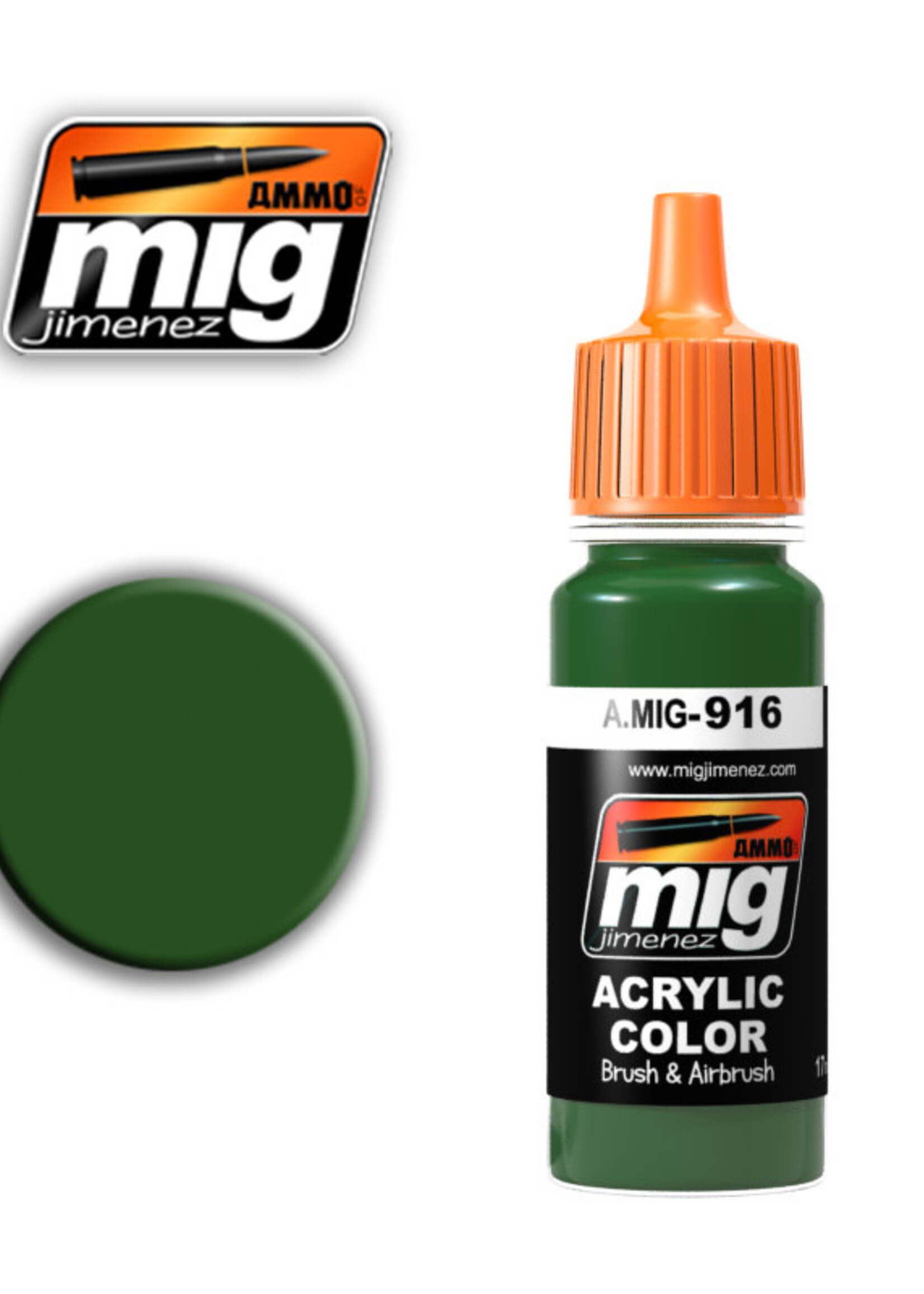 AMMO MIG AMMO MIG 0916 GREEN BASE JAR 17ML