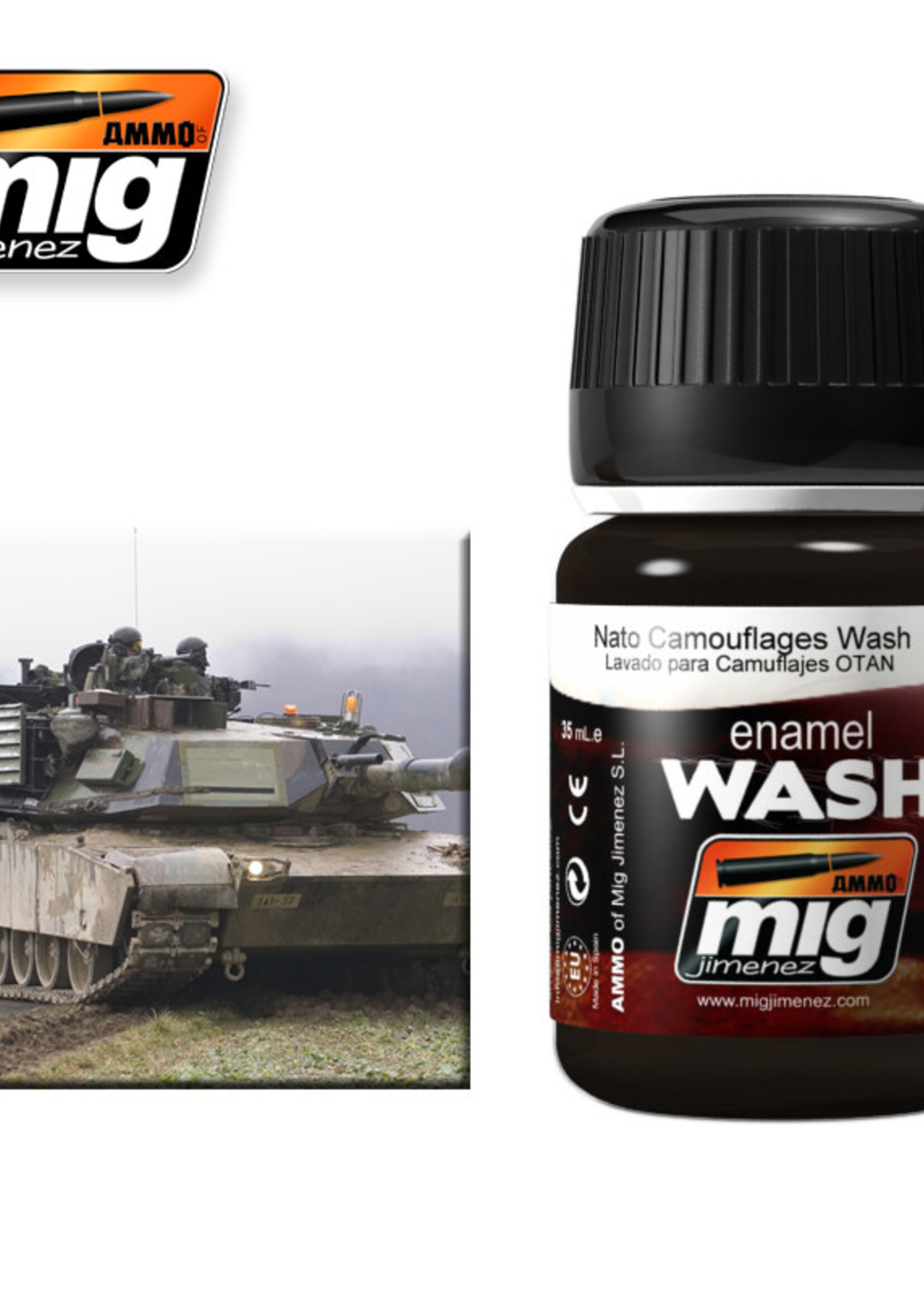 AMMO MIG AMMO MIG 1008 WASH DARK JAR 35 ML