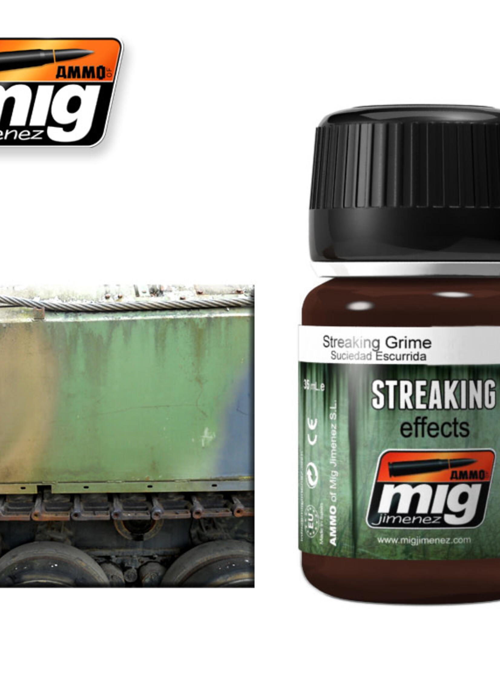 AMMO MIG AMMO MIG 1203 STREAKING GRIME DIRTY GREY JAR 35 ML