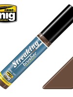 AMMO MIG AMMO MIG 1250 STREAKINGBRUSHER MEDIUM BROWN JAR 10 ML
