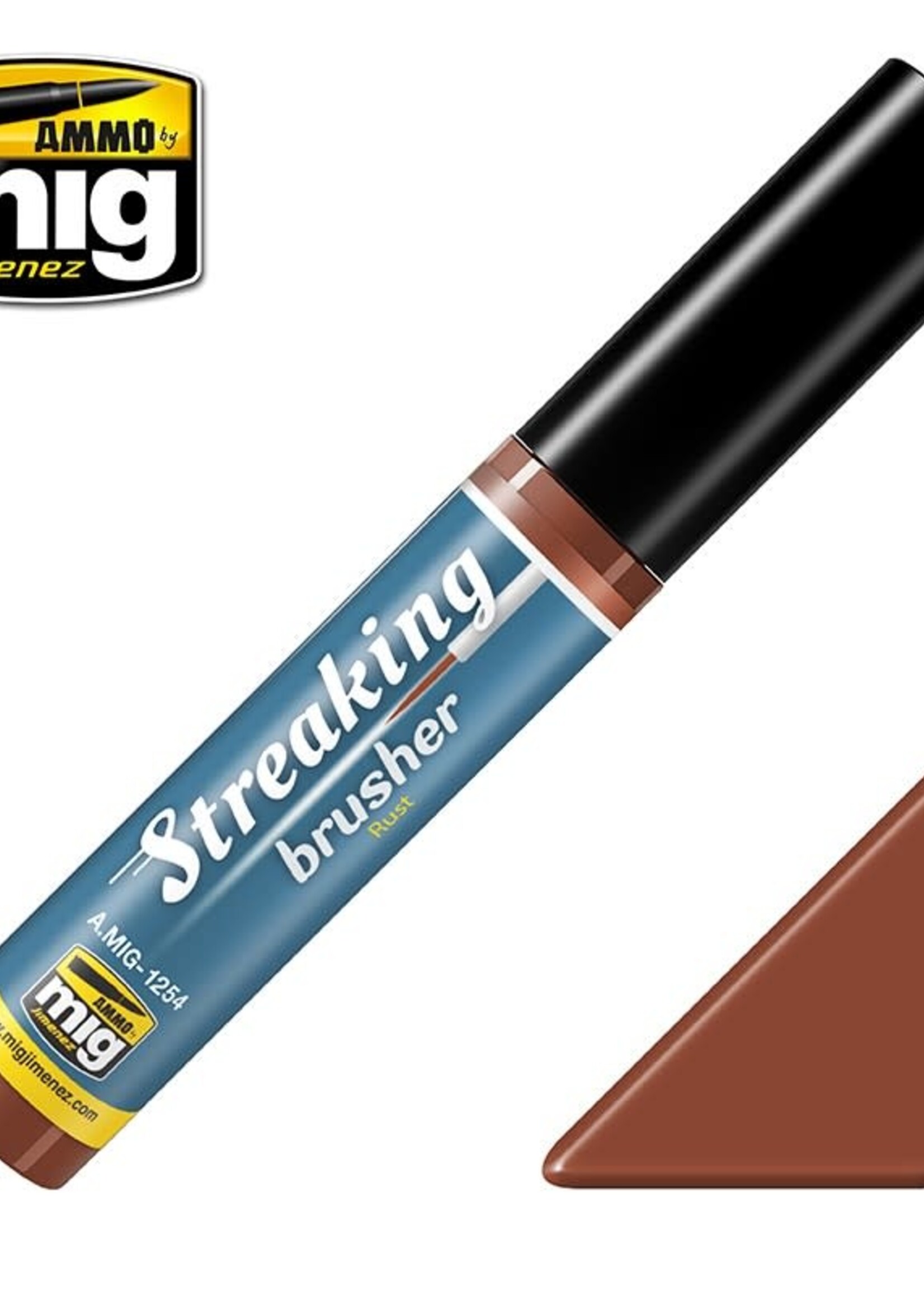AMMO MIG AMMO MIG 1254 STREAKINGBRUSHER RUST JAR 10 ML