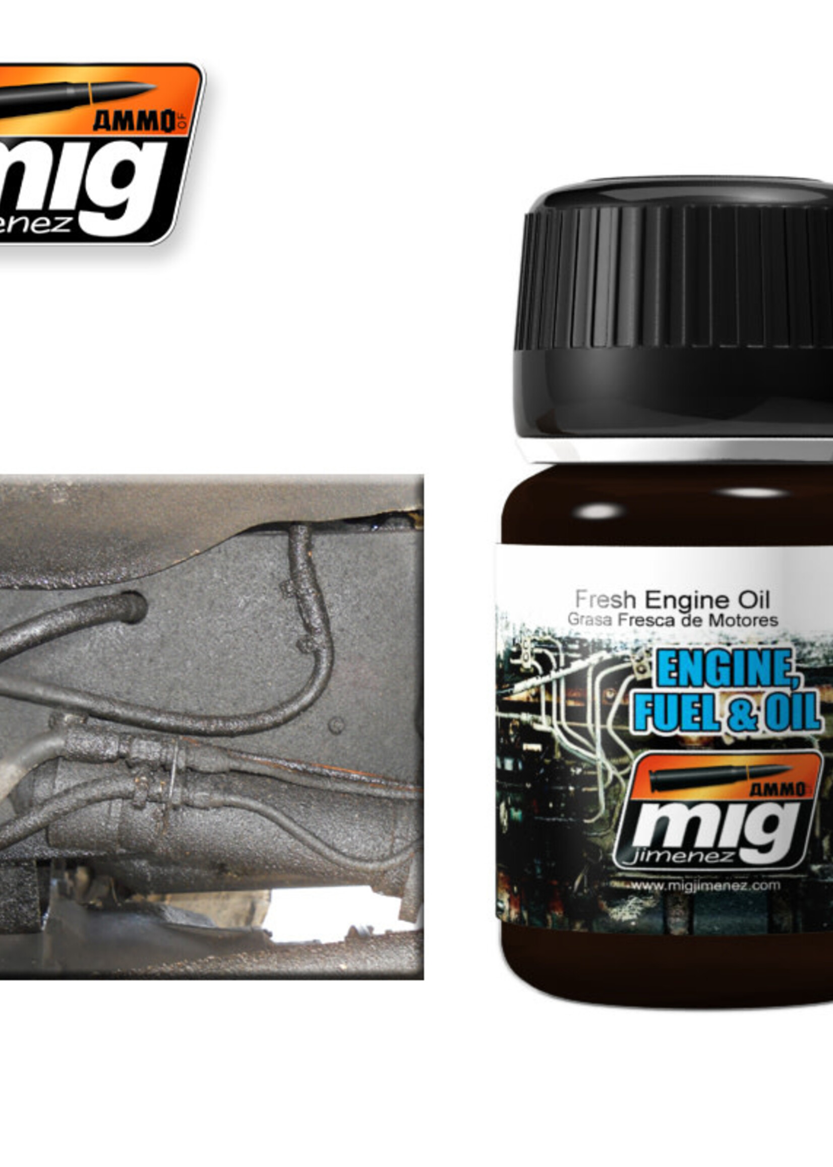 AMMO MIG AMMO MIG 1408 FRESH ENGINE OIL JAR 35 ML